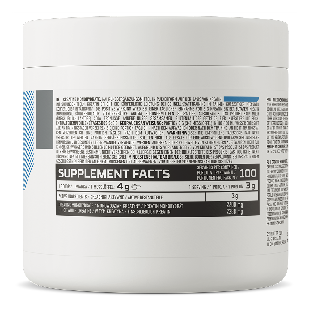 OstroVit Kreatino monohidratas kolos skonio, 300 g