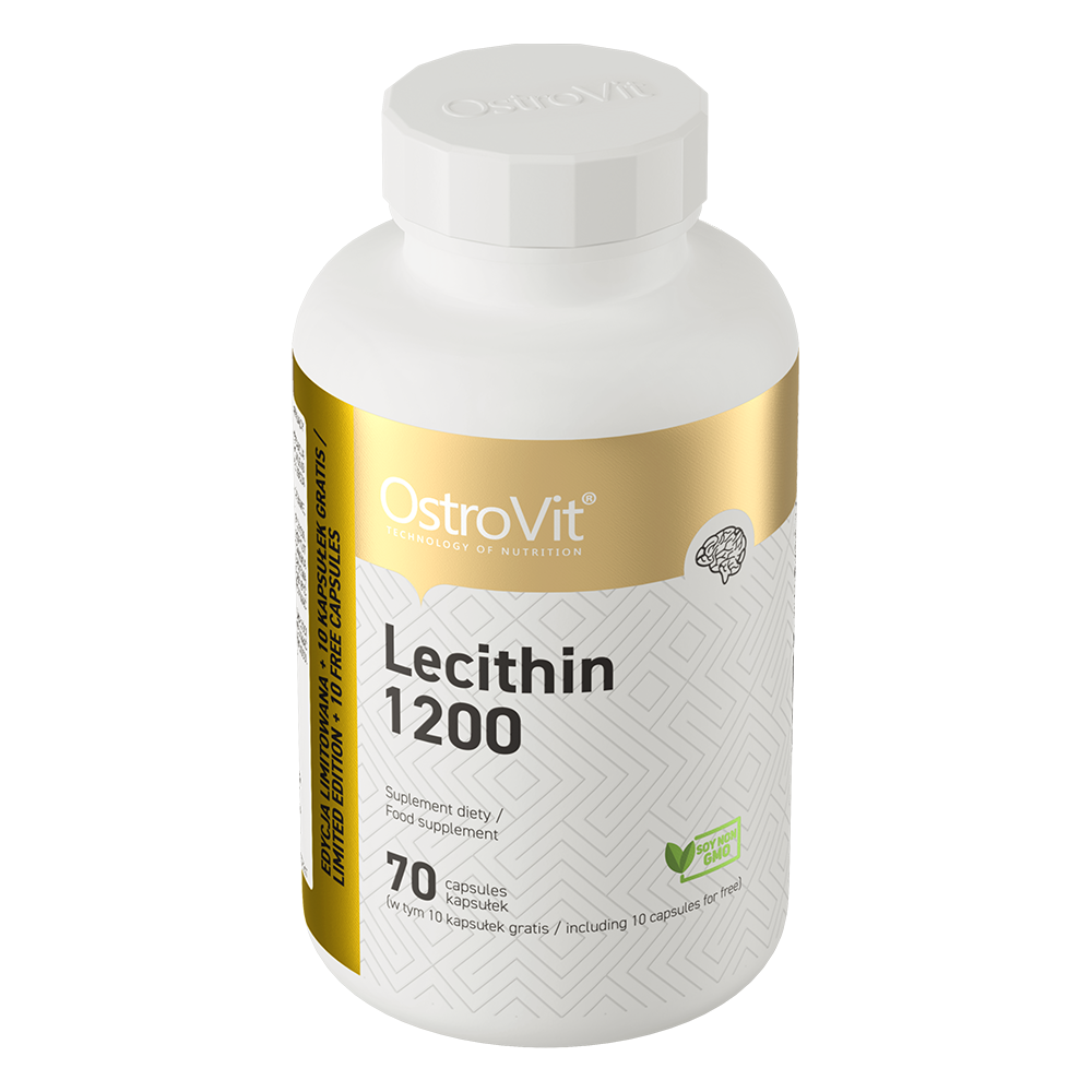 OstroVit Lecithin 1200 mg, 70 kaps.