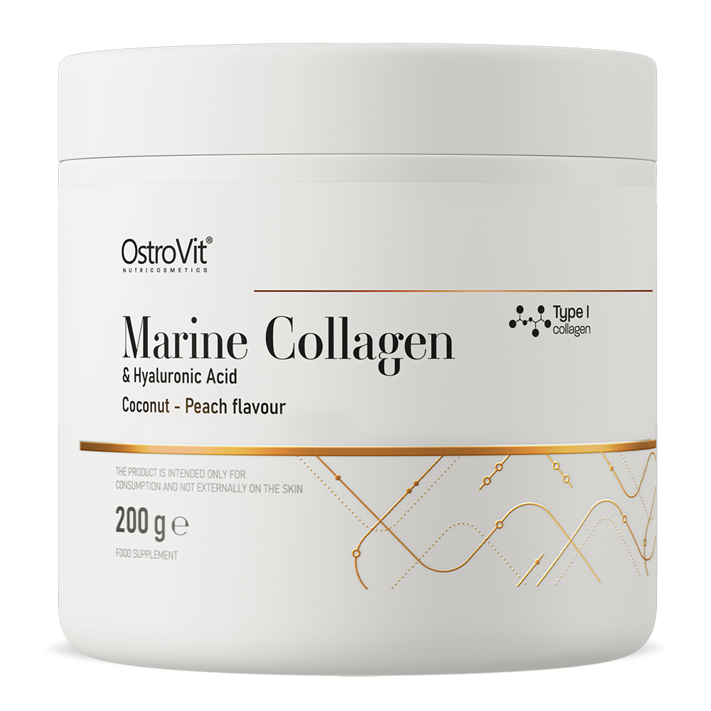 OstroVit Jūrinis kolagenas + Hialurono rūgštis + Vitaminas C 200 g