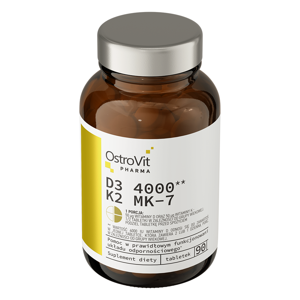 OstroVit Pharma D3 4000 IU + K2 MK-7, 90 tab.