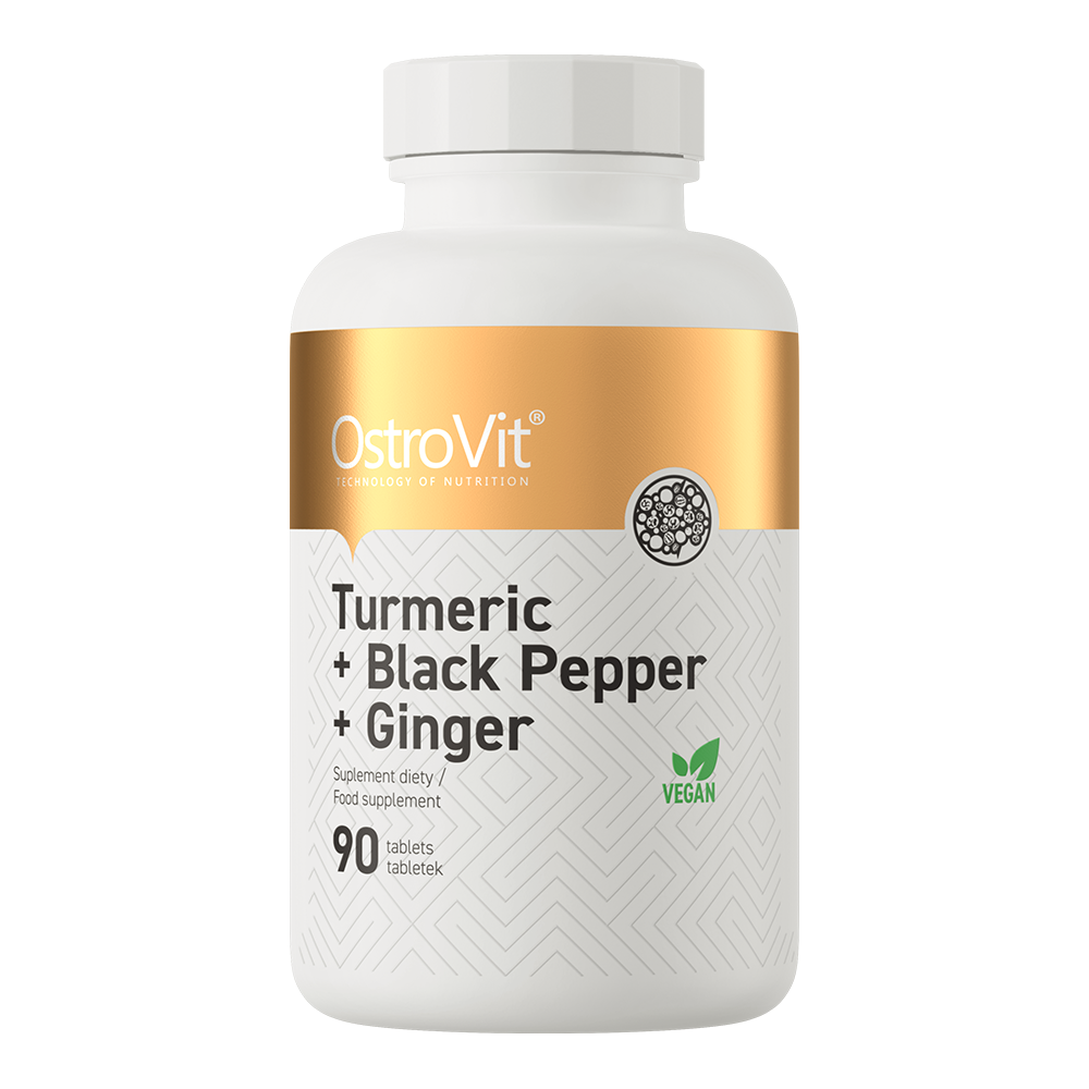 OstroVit Turmeric + Black Pepper + Ginger, 90 tabs