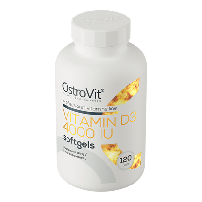 OstroVit Vitamin D3 4000 IU, 120 kaps