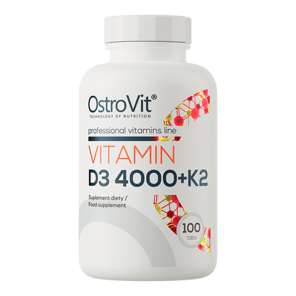OstroVit Vitamin D3 4000 + K2, 100 tab.