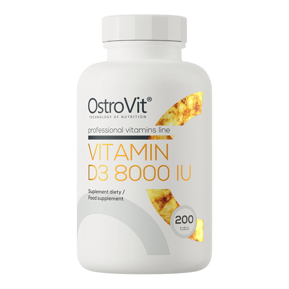 OstroVit Vitamin D3 8000 IU, 200 tab