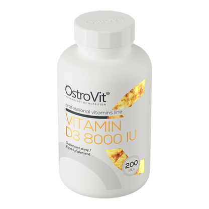 OstroVit Vitamin D3 8000 IU, 200 tab