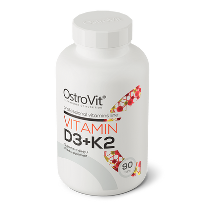 OstroVit Vitaminas D3 + K2, 90 tab