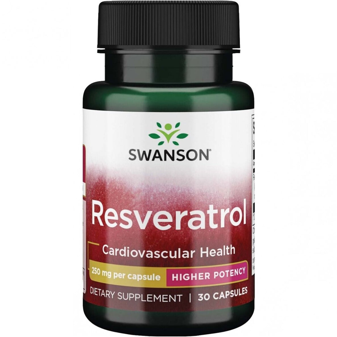 SWANSON Resveratrolis 250 mg, 30 kaps.