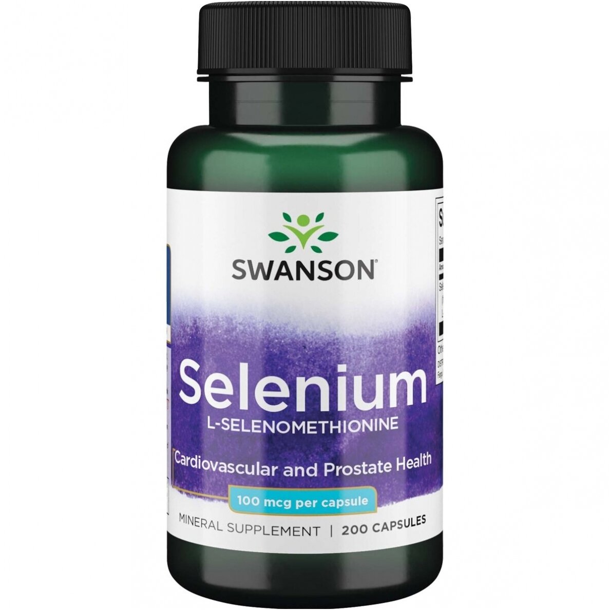 SWANSON SELENAS 100 MCG, 200 KAPS.