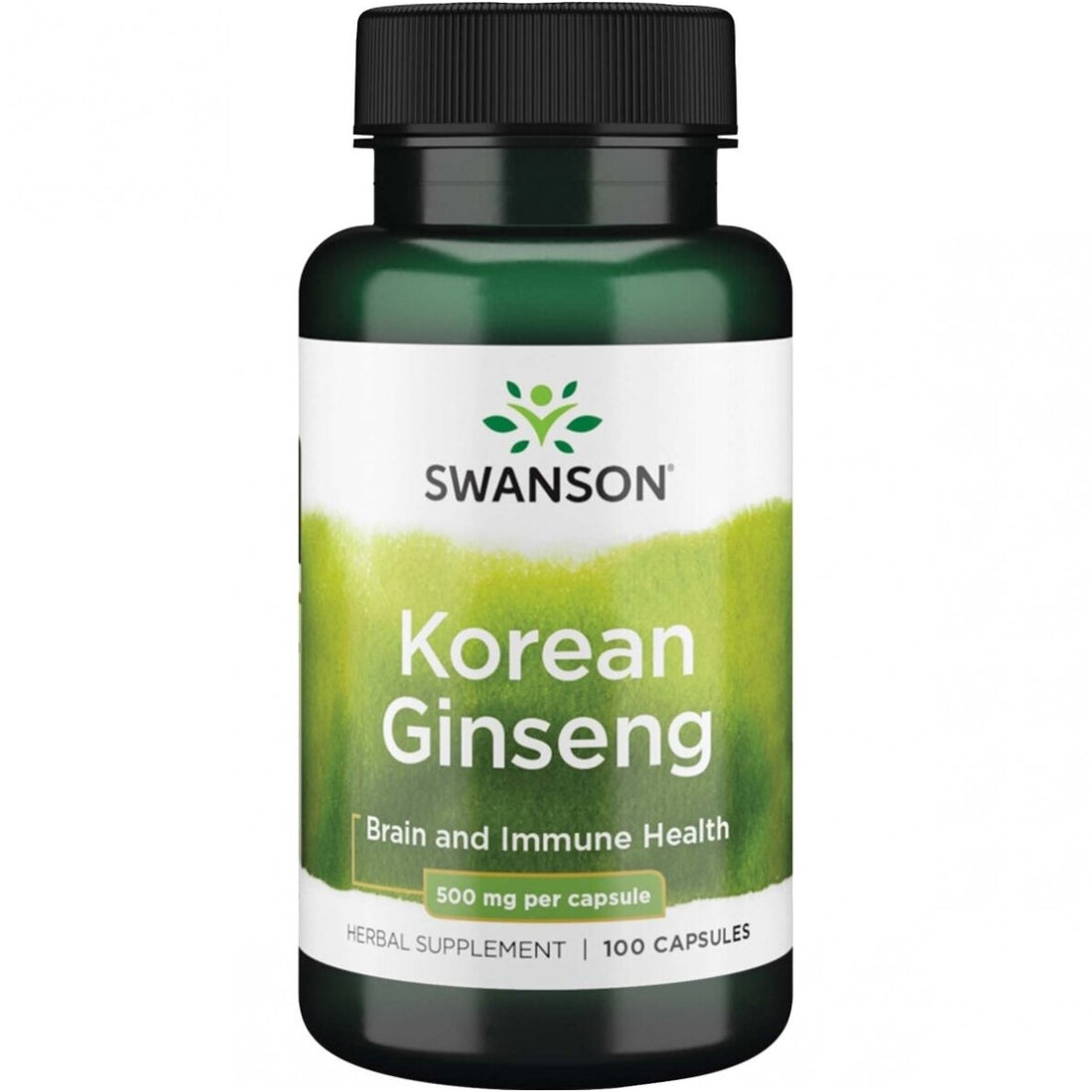 SWANSON Ženšenis (Ginseng) 500 mg 100 kaps.
