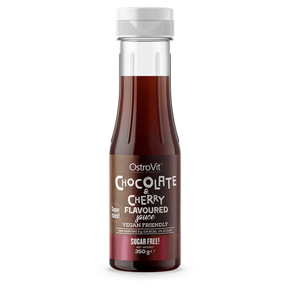 OstroVit Sugar-free sauce 350 g (chocolate and cherry flavour)