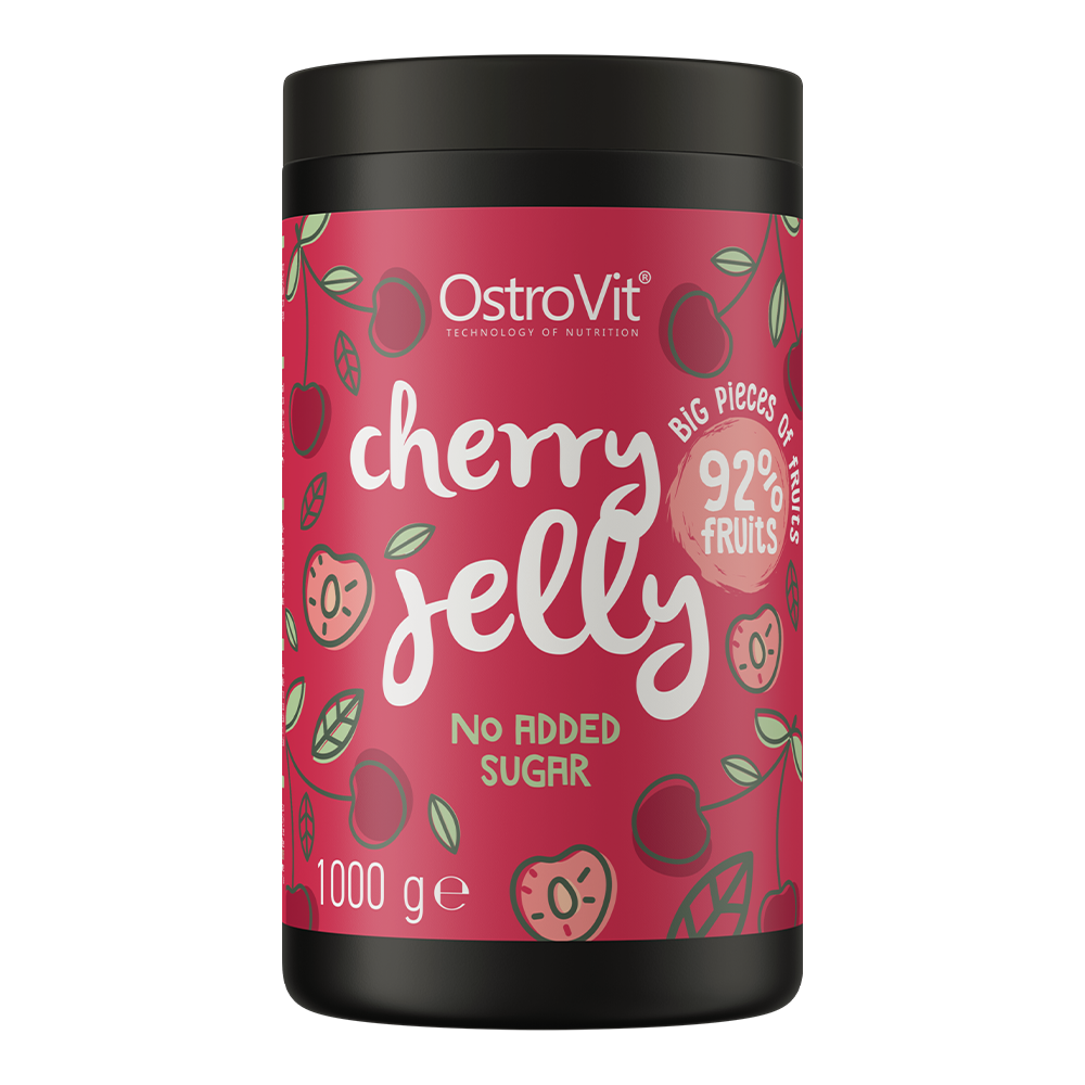 OstroVit Jam without added sugar 1000 g (cherry flavour)