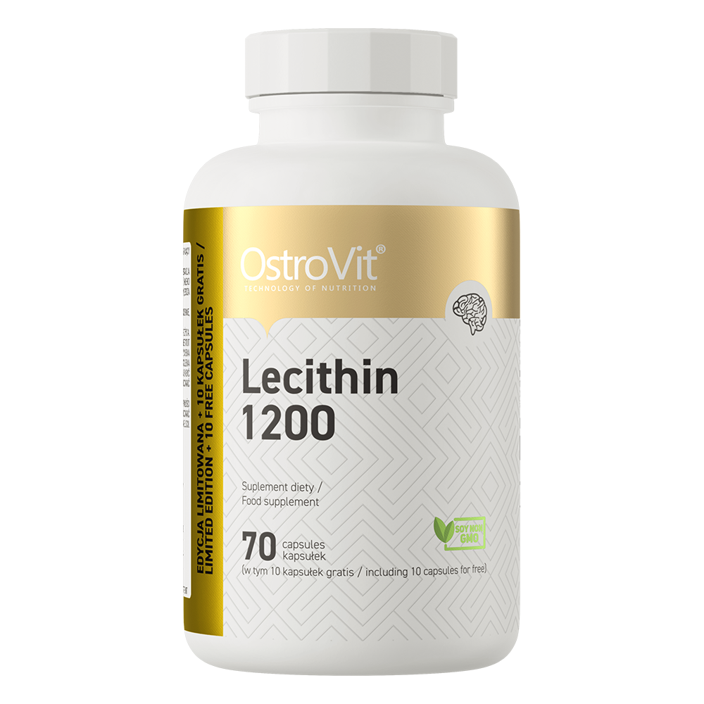 OstroVit Lecithin 1200 mg, 70 kaps.