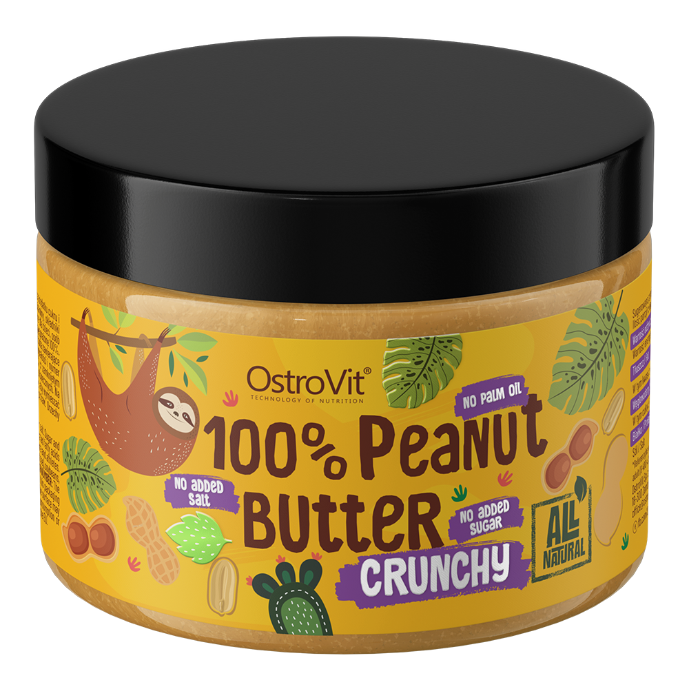 OstroVit Peanut Butter 100%, 500g (crispy)