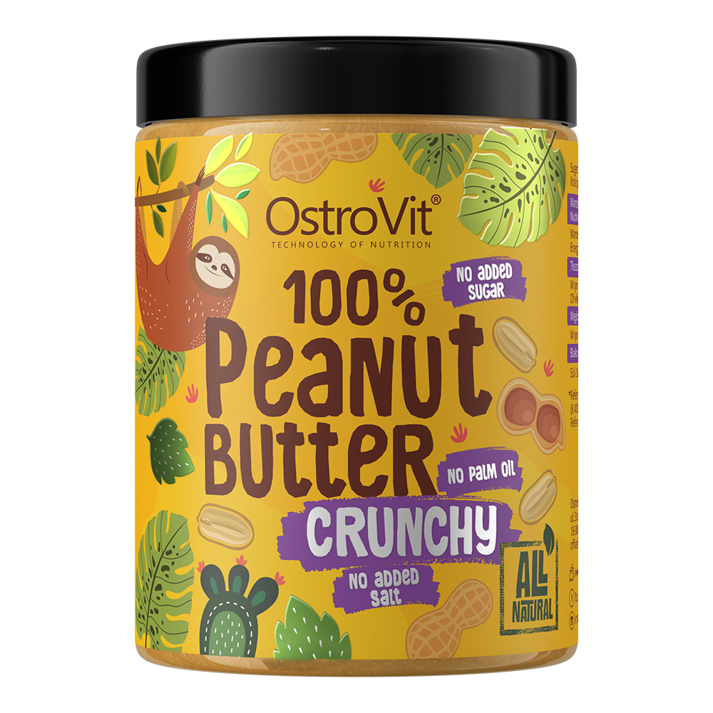 OstroVit Peanut Butter 100%, 1000 g (crispy)
