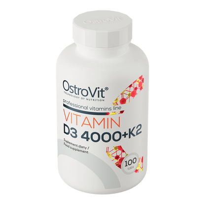 OstroVit Витамин D3 4000 + K2, 100 табл.