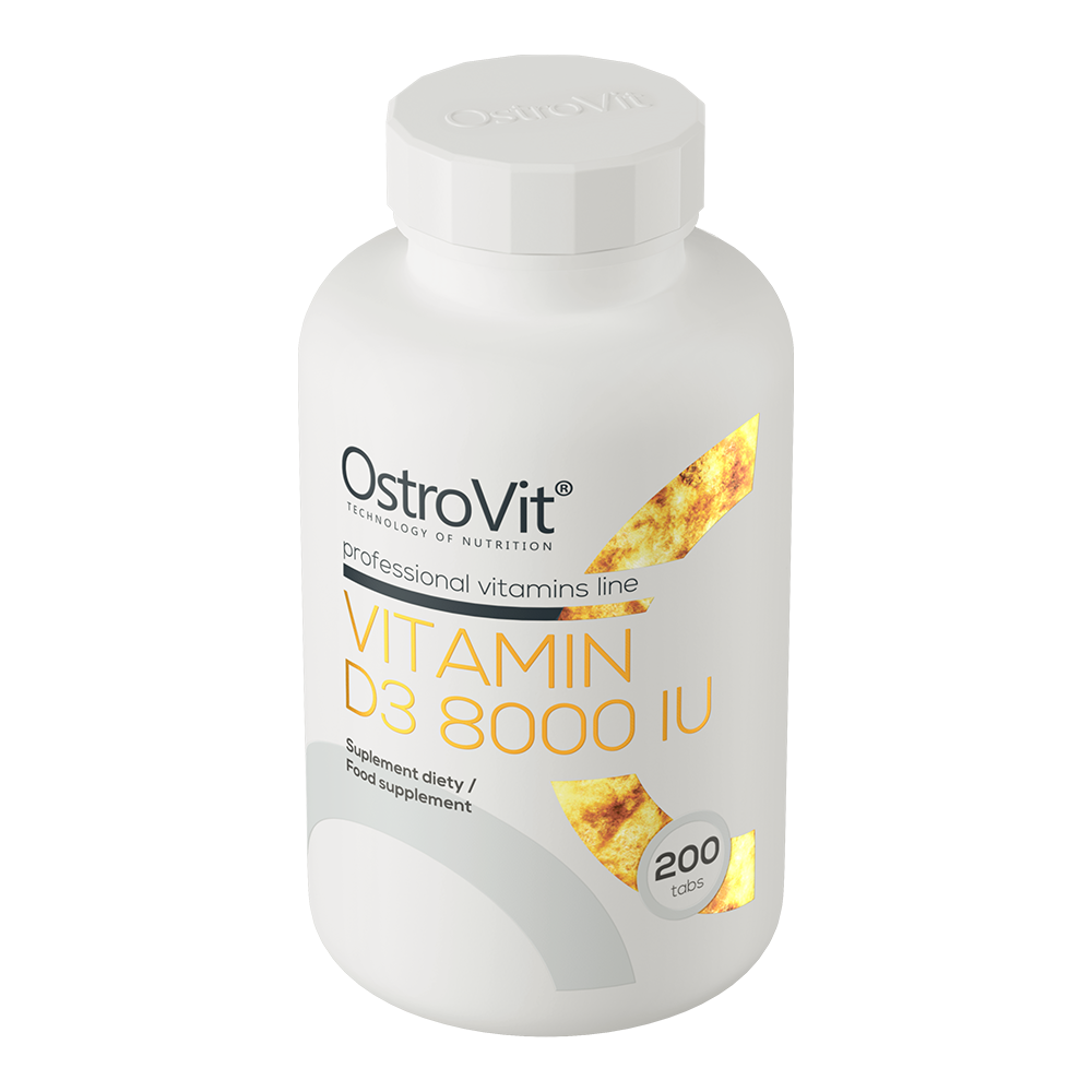 OstroVit Vitamin D3 8000 IU, 200 tab