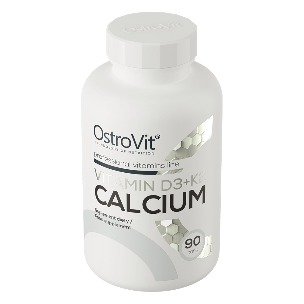 OstroVit Vitamin D3 + K2 + Calcium, 90 tab