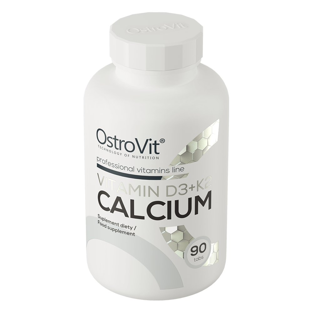OstroVit Vitamin D3 + K2 + Calcium, 90 tabs