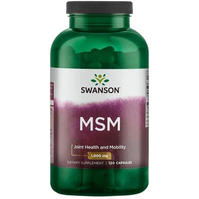 SWANSON MSM 1000MG, 120 KAPS.