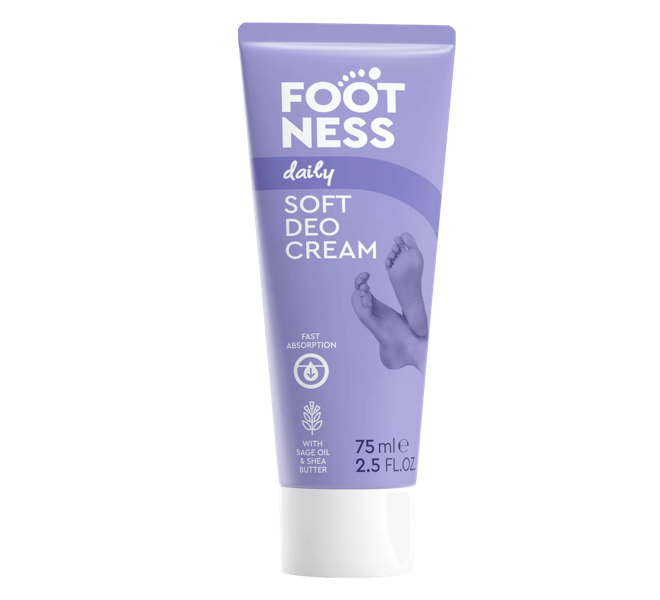 FOOTNESS Soft deo cream, 75 ml