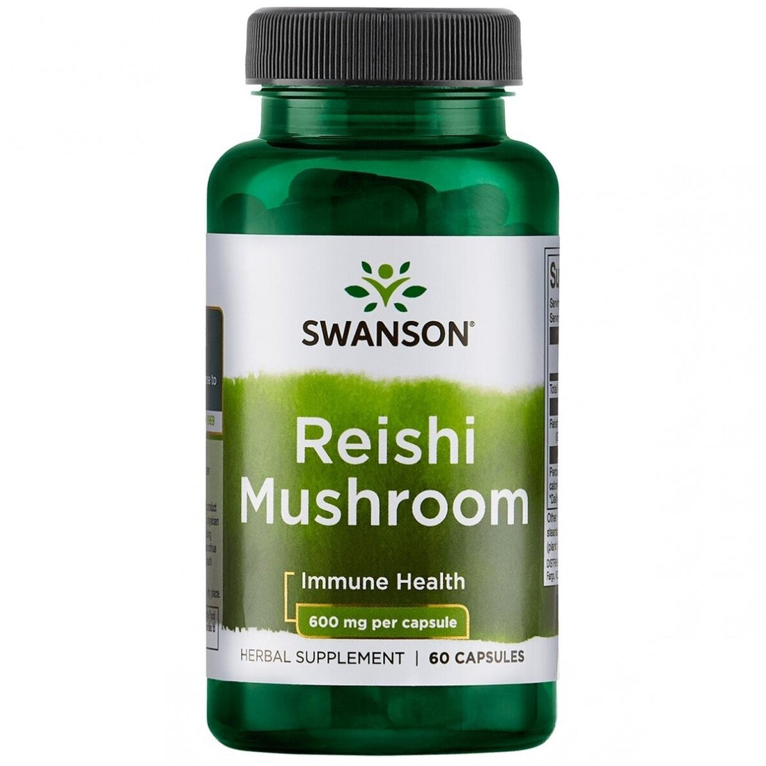 SWANSON REISHI MUSHROOM 600MG, 60 KAPS.