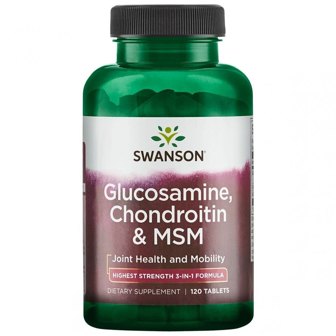 SWANSON GLUCOSAMINE, CHONDROITIN AND CHONDROITIN MSM, 120 TAB.