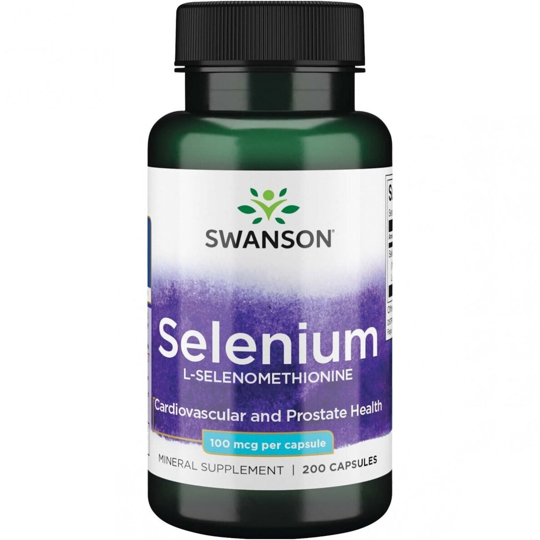 SWANSON SELENAS 100 MCG, 200 KAPS.