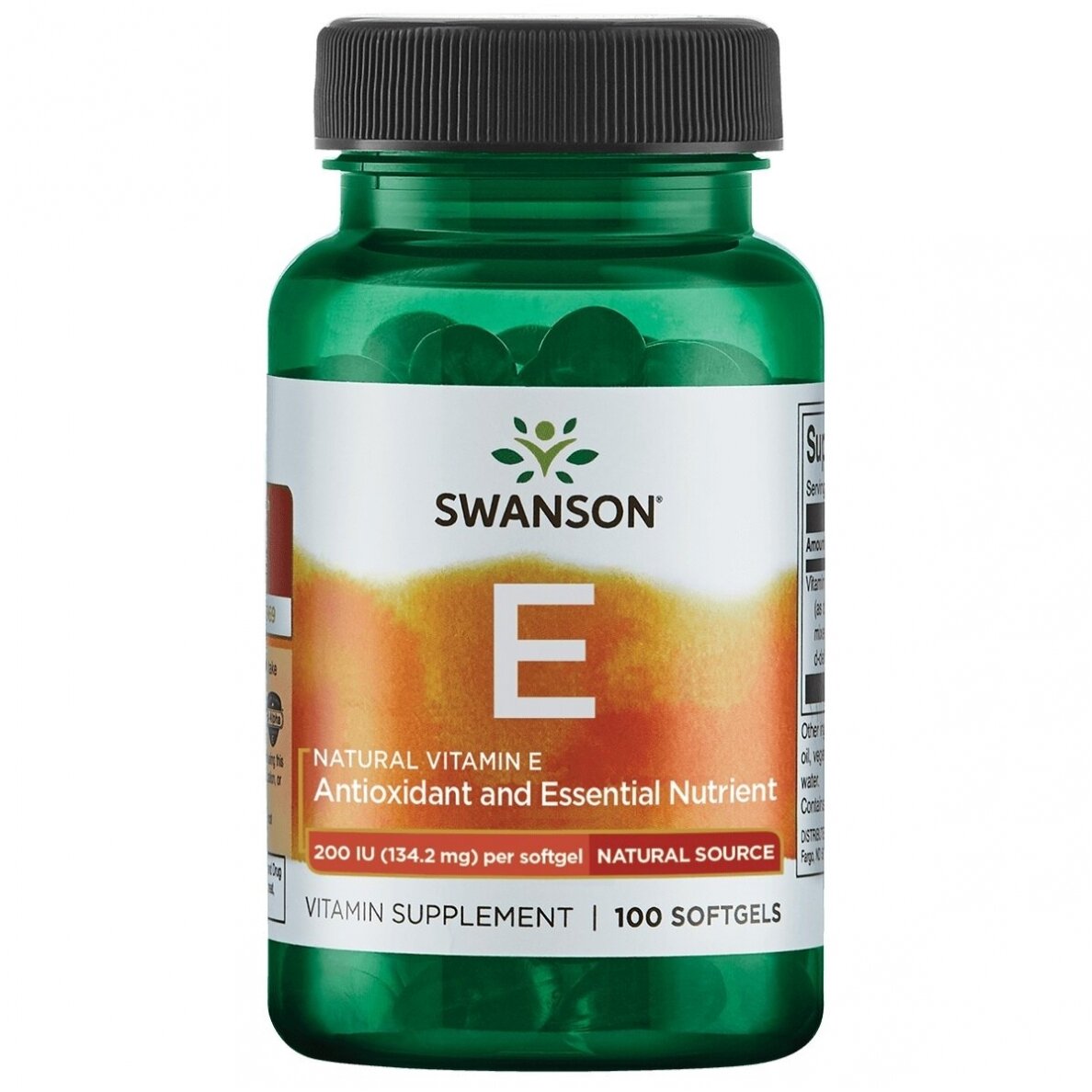 SWANSON VITAMINAS E NATŪRALUS 200TV, 100 KAPS.