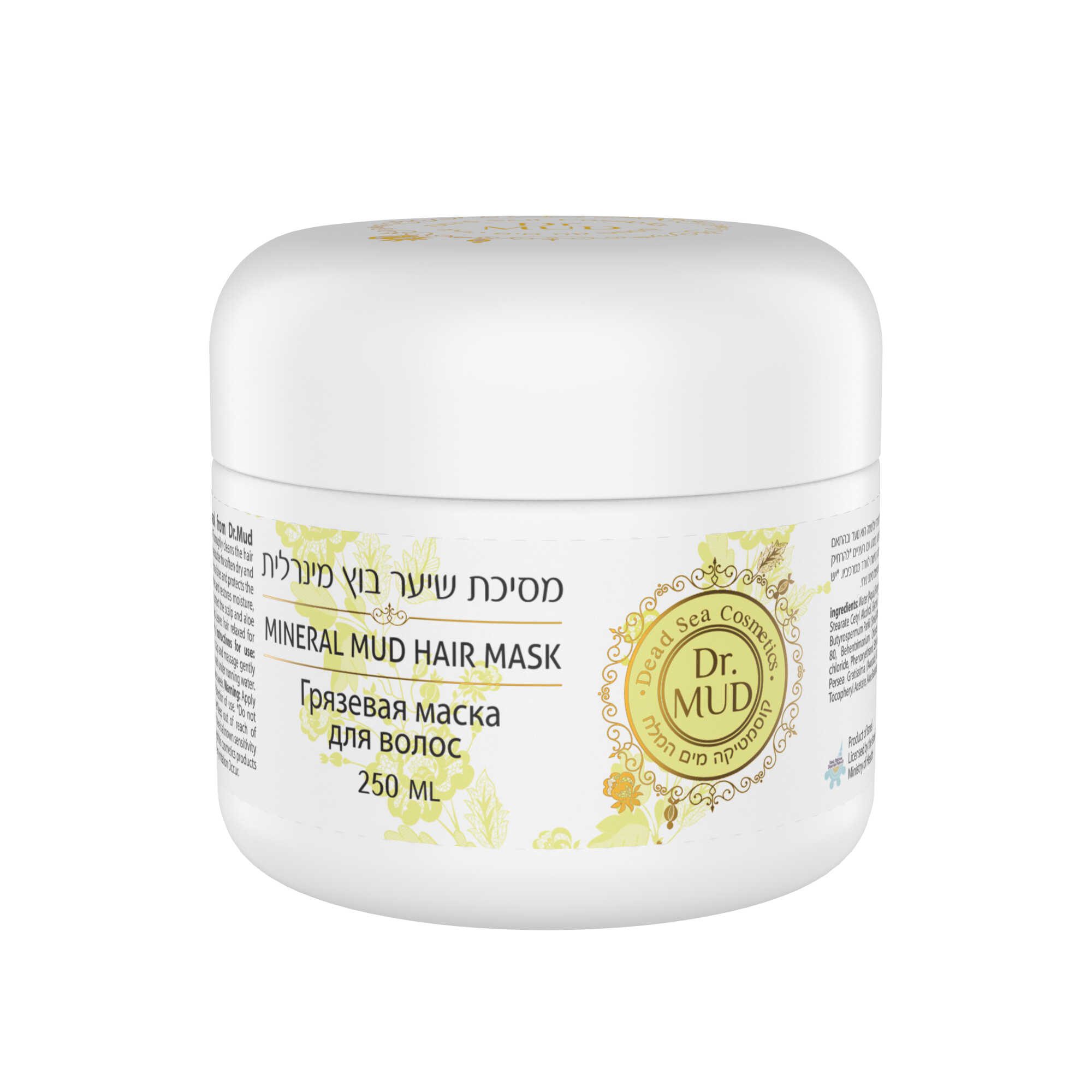 Dr. MUD Mineralinė purvo plaukų kaukė - 250ml