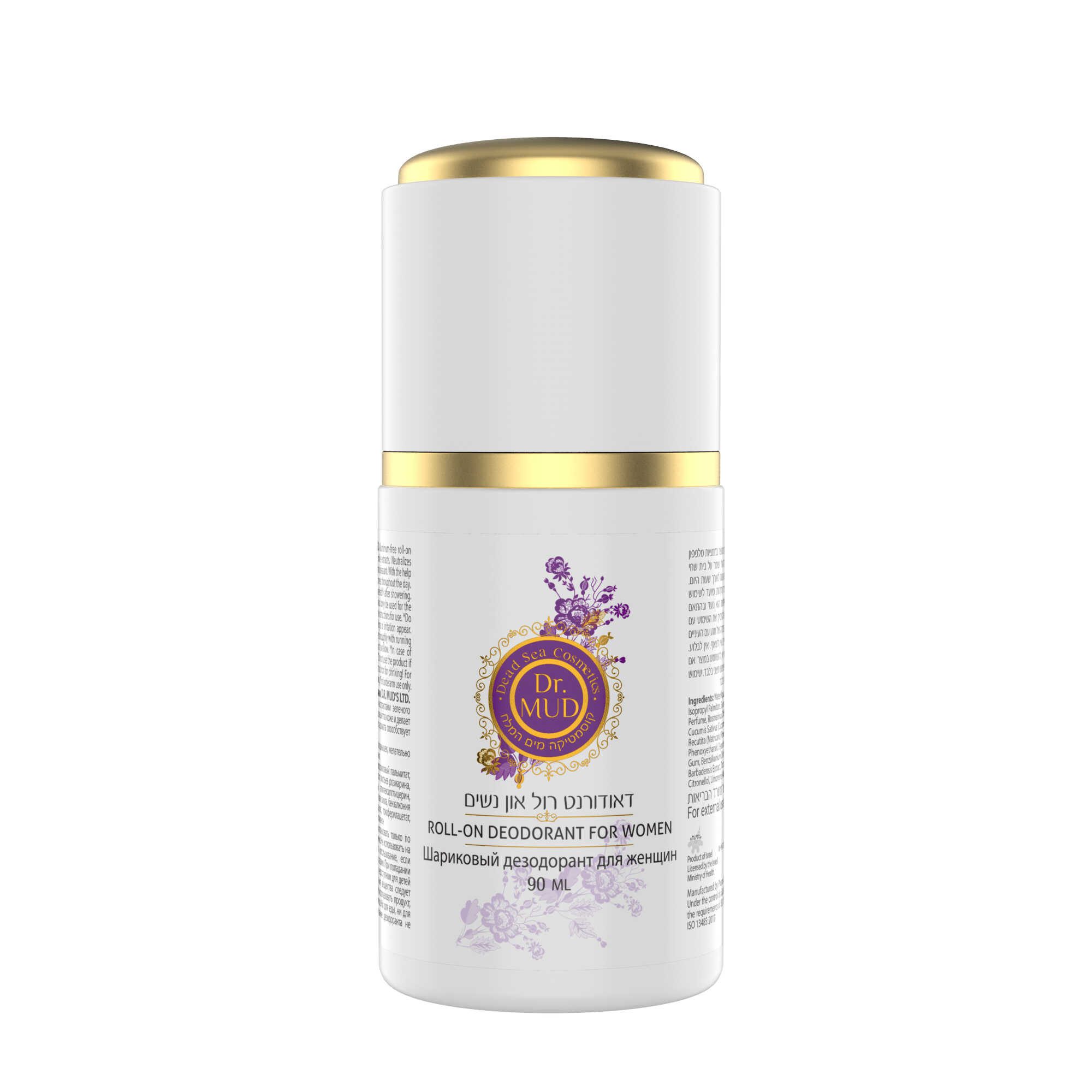 Dr. MUD Roll-On Deodorant for Women – 90 ml