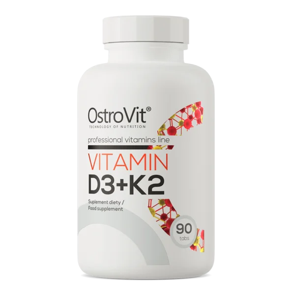 OstroVit Vitaminas D3 + K2, 90 tab