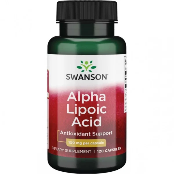 SWANSON ALFA LIPO RŪGŠTIS 100MG, 120 KAPS.