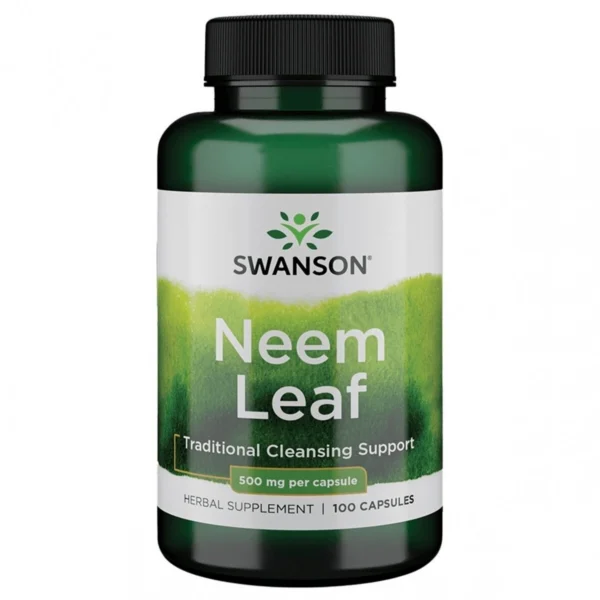 SWANSON NEEM (Nimbamedžio lapai), 100 KAPS.