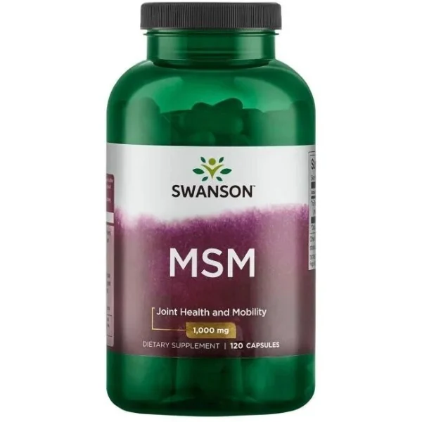 SWANSON MSM 1000MG, 120 KAPS.