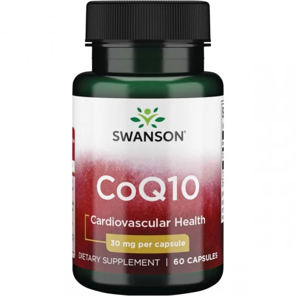 SWANSON KOFERMENTAS Q10 30MG, 60 KAPS.
