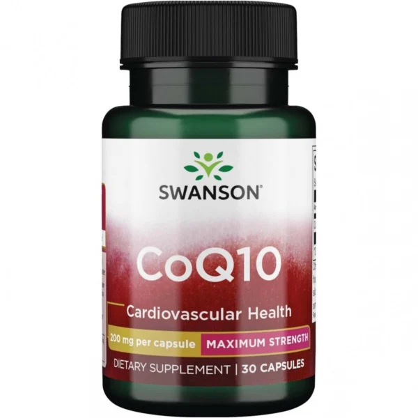SWANSON KOFERMENTAS Q10 200 MG, 30 KAPS.