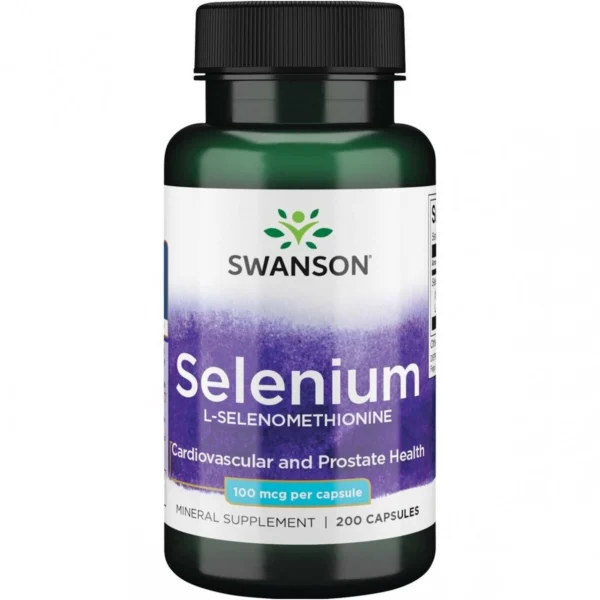 SWANSON SELENAS 100 MCG, 200 KAPS.